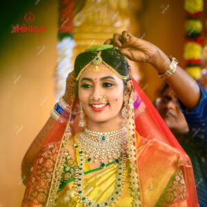 Saree Draping & pre-pleat or box folding services in Hyderabad